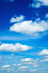 Wall Mural - clouds in the blue sky