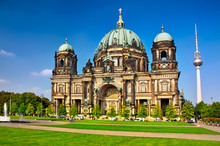 Berlin Cathedral In Berlin City At Germany
