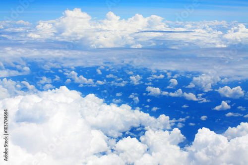 Naklejka dekoracyjna Clouds and blue sky.