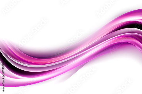 Naklejka - mata magnetyczna na lodówkę Light Pink Waves Background
