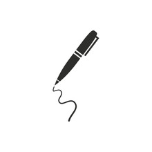 Pen  - Vector Icon.