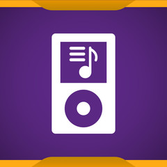 Poster - MP3 music player icon