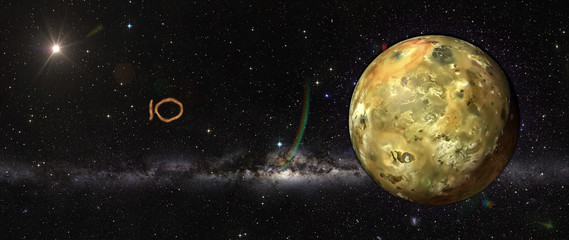 Wall Mural - io in outer space.