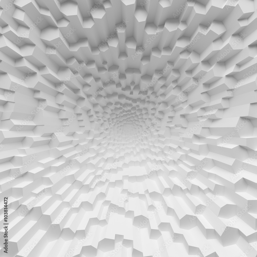 tlo-biale-geometryczne-abstrakcyjne-wielokatow