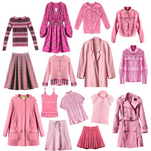Pink Clothes Isolated