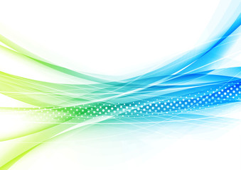 Wall Mural - modern transparent futurisitc swoosh blue background