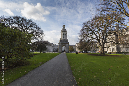 Stampe DUBLIN -JANUARY 12: Trinity College on January 12, 2015, Dublin.