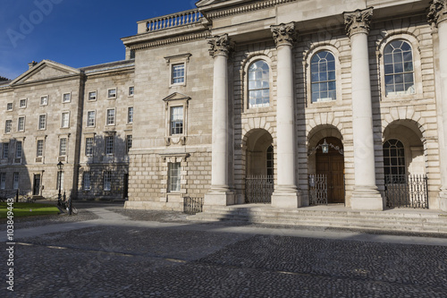 Stampa su Tela DUBLIN -JANUARY 12: Trinity College on January 12, 2015, Dublin.