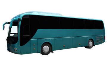 green bus.