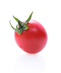 Wall Mural - Tomato isolated on white background.