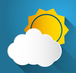 Sticker - Sun icon design 