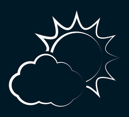 Sticker - Sun icon design 