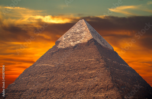 Naklejka dekoracyjna pyramids of the pharaohs in Giza