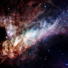 Wall Mural - stars nebula in space. elements of this image furnished by nasa