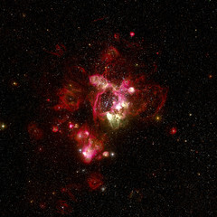 Wall Mural - stars nebula in space. elements of this image furnished by nasa