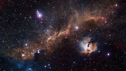 Wall Mural - stars nebula in space. elements of this image furnished by nasa