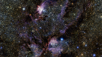 Wall Mural - stars nebula in space. elements of this image furnished by nasa