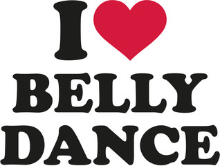 Poster - I love Belly dance