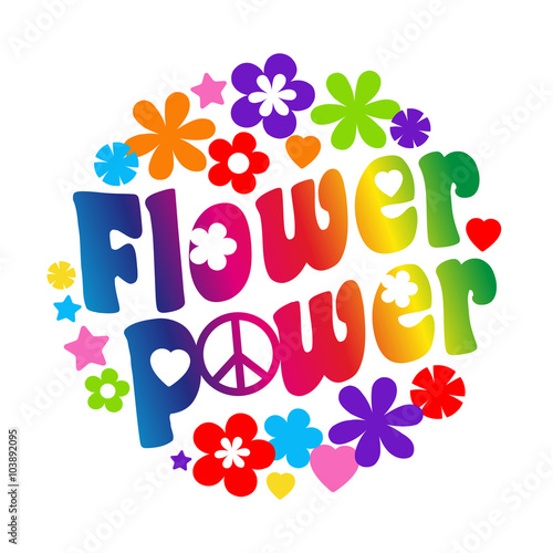 Flower power Stock Vector | Adobe Stock
