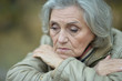 © aletia2011 - Nice sad old woman
