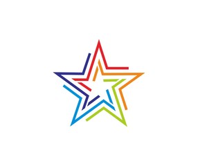 Wall Mural - star logo