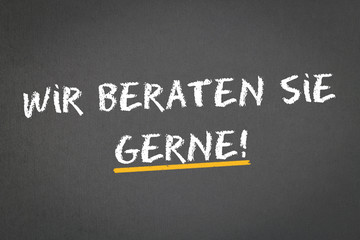 Sticker - Wir beraten Sie gerne!