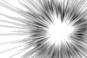 Wall Mural - sun ray or star burst comic radial lines background