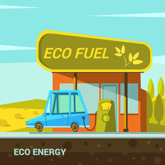 Ecological energy cartoon