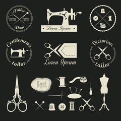 retro design elements.