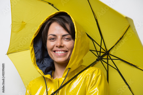 women in rainwear