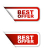 red set vector paper stickers best offer
