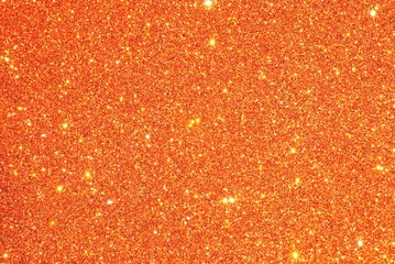 Wall Mural - orange glitter texture abstract background
