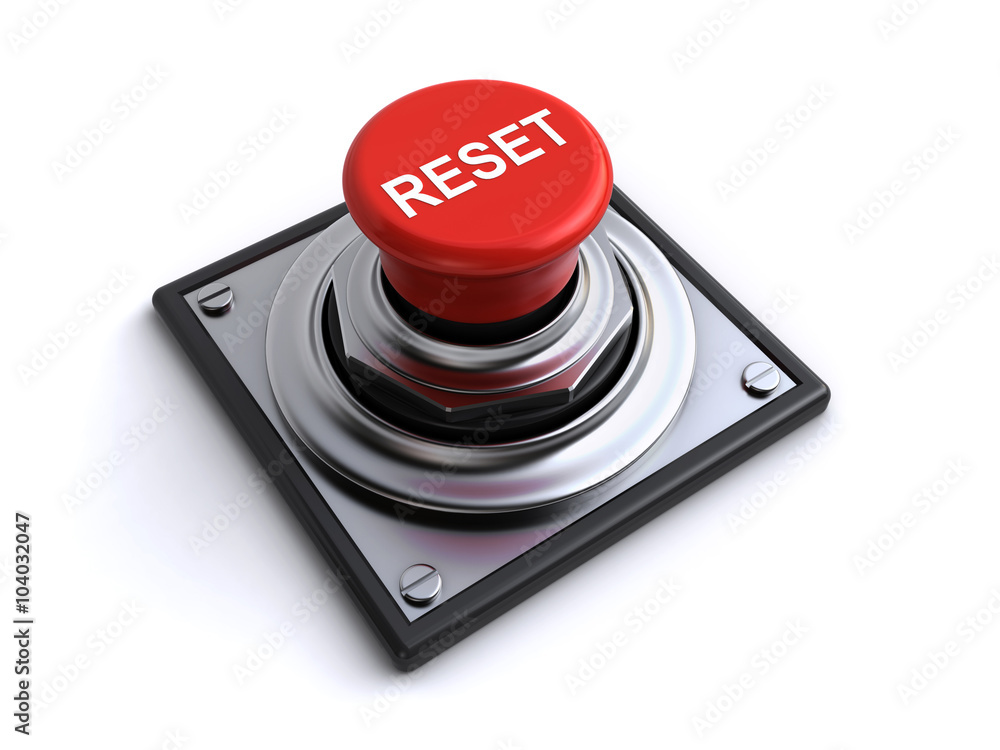 Reset Button Visual reset button Stock Illustration | Adobe Stock