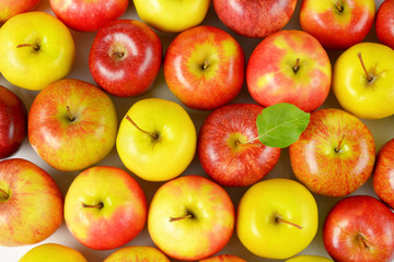 Wall Mural - group of ripe apples