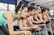 © WavebreakMediaMicro - Fit group of people using exercise bike together