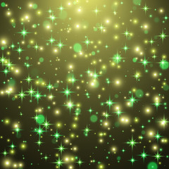 Wall Mural - holiday bright background with stars and light. vector illustration