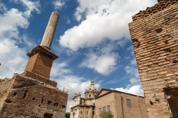 Wall Mural - Column at Roman Forum