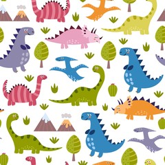  Wzór ładny dinozaurów