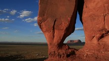 Teardrop Arch, Monument Valley (4K) - A Beautiful Time-lapse Landscape Of Teardrop Arch Monument Valley.