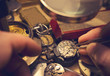 © James Thew - Watchmakers Craftmanship. A watch maker repairing a vintage automatic watch.