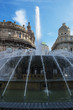 La fontana di piazza De Ferrari a Genova