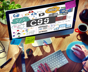 Wall Mural - web web design technology network online concept