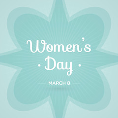 Wall Mural - International Women's Day. 8 March. Vector illustration