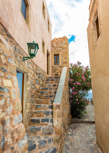 Naklejka ścienna street of Monemvasia