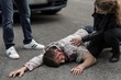 © Photographee.eu - People helping injured man