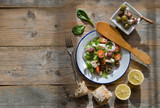Fototapeta Kuchnia - Mediterranean greek salad