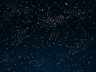 Wall Mural - vector background. starry night sky. eps 10.