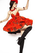 © EVGENY FREEONE - Woman in red dress