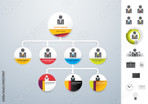 Illustration Of Organizational Chart