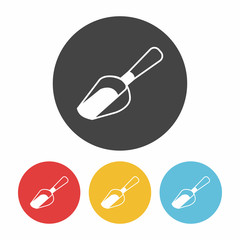 Poster - Coffee bean spoon icon